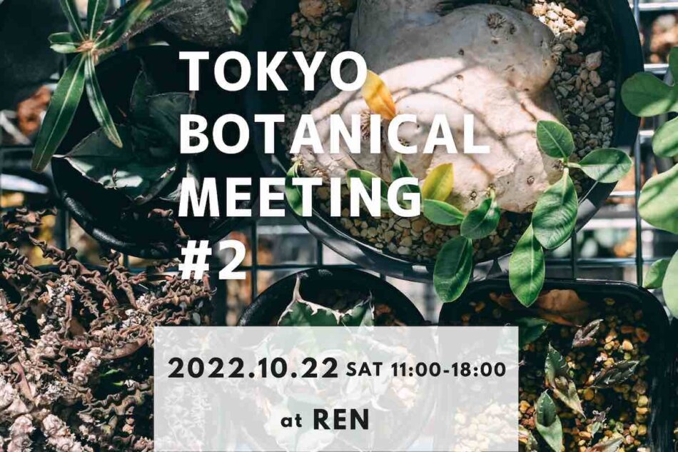 2022年10月に開催されたTOKYO BOTANICAL MEETING #2（2021年も参加）